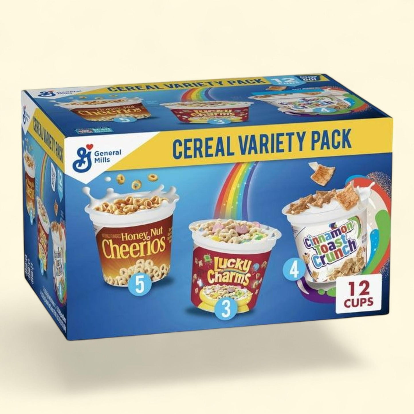 General Mills Cereal Cups, Variety Pack, 12 pk
