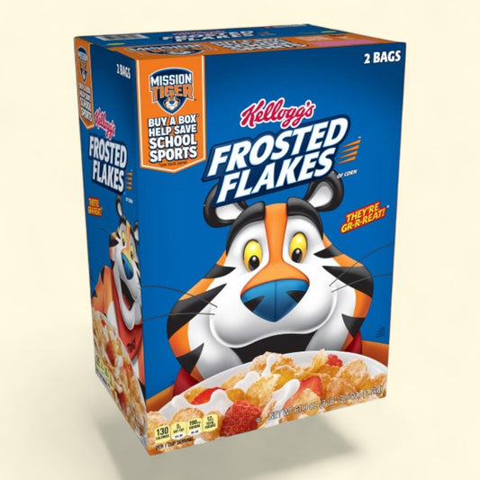 Kellogg's Frosted Flakes Cereal, 30.95 oz, 2-count