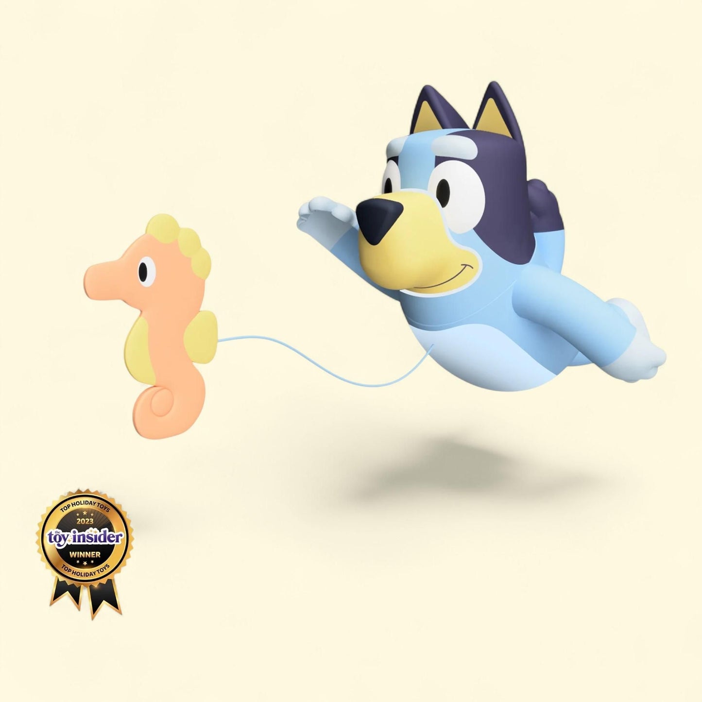 TOMY Toomies Bluey Bath Toy, Seahorse, 18 Months