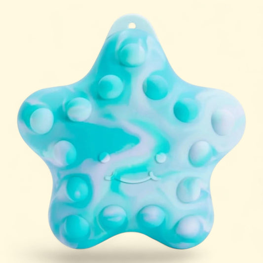 Jouet de bain sensoriel Munchkin Pop Squish pour tout-petits, étoile de mer, unisexe, 1 pièce