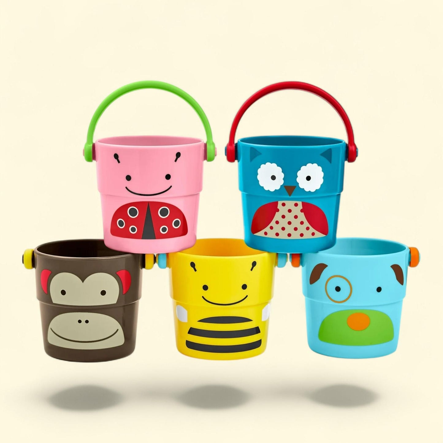 Skip Hop Baby Bath Toy, Zoo Stack & Pour Buckets, Regular ? Skip Hop Baby Bath Toy, Zoo Stack & Pour Buckets, 1 count