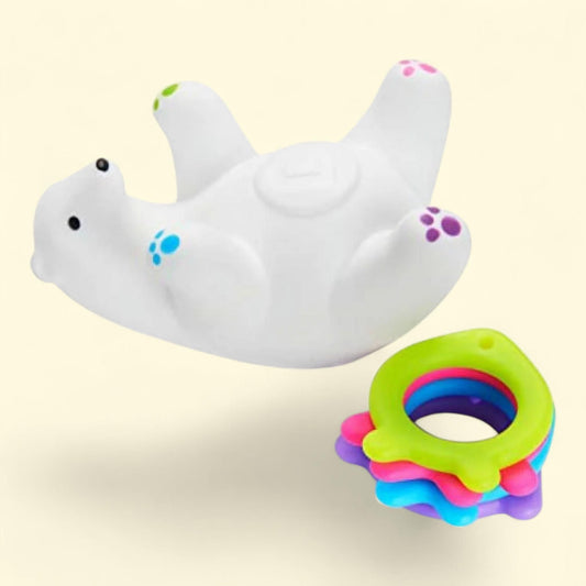 Jouet de bain pour bébé « Ours polaire » de Munchkin, à partir de 12 mois, multicolore