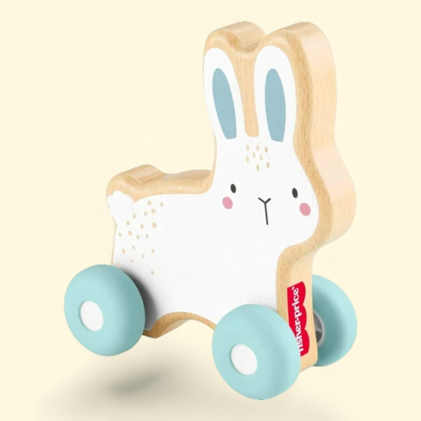 Fisher-Price Wooden Bunny Toy Vehicle, 1 Piece