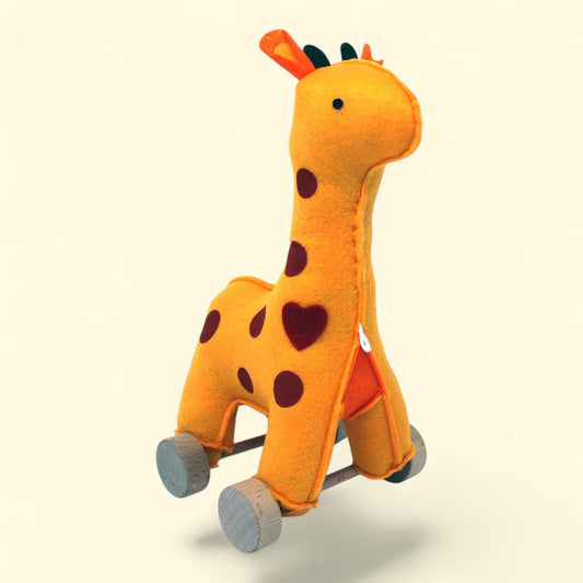 Jack Rabbit Creations Rolling Giraffe Toy, Push Pull, Size ? Jack Rabbit Creations Rolling Giraffe Toy, Push Pull, 1 count