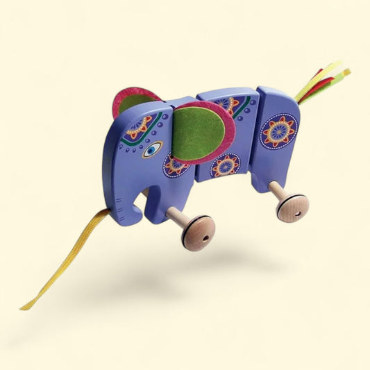 TiddlyTots Pull-Along Elephant, Large