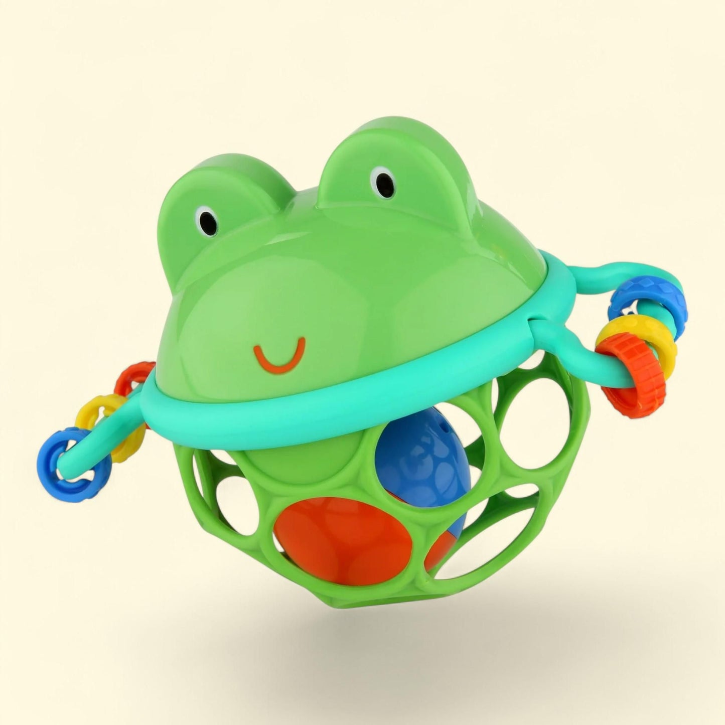 Oball Jingle & Shake Pal Infant Toy Rattle, Green, Ages 0 Months +