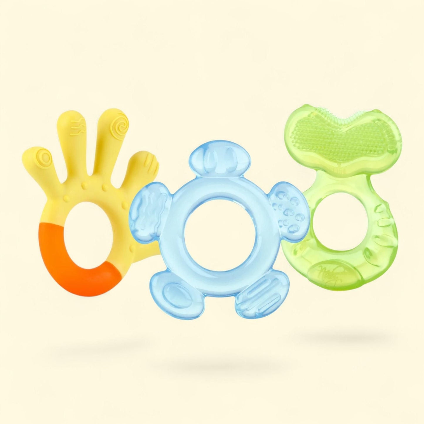 Nuby Soothing Teether Set, 3 Count