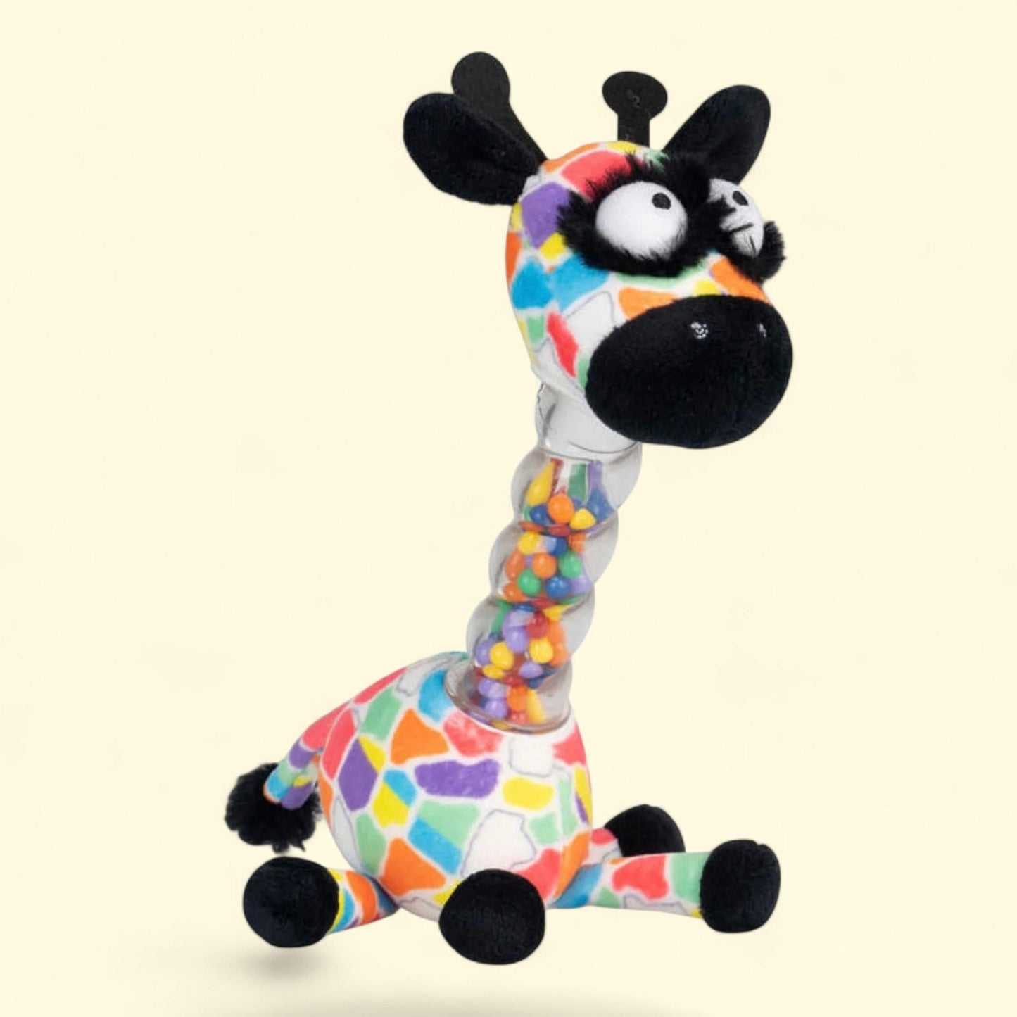 Inklings Baby Jaffy Fringed Footed Giraffe Rattle and Shaker Plush Toy, Baby, 1 count