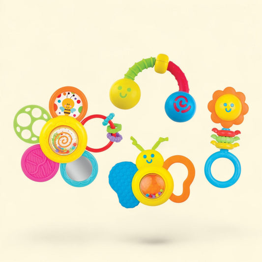 Winfun Garden Pals Rattle Set, 0-18 Months