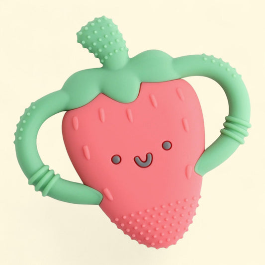 Itzy Ritzy Chew Crew Strawberry Teether, Size ? Itzy Ritzy Chew Crew Strawberry Teether, 1 count