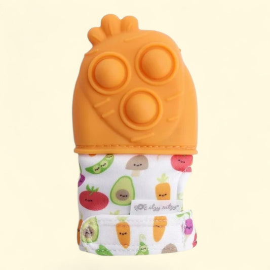 Itzy Mitt Pop Carrot Teether, Size ? Itzy Mitt Pop Carrot Teether, 1 count