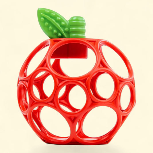 Bright Starts Oball Apple Teether Toy, Unisex, Newborn