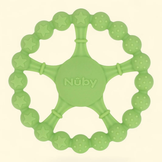 Nuby Silicone Wheel Teether, Size ? Nuby Silicone Wheel Teether, 1 count