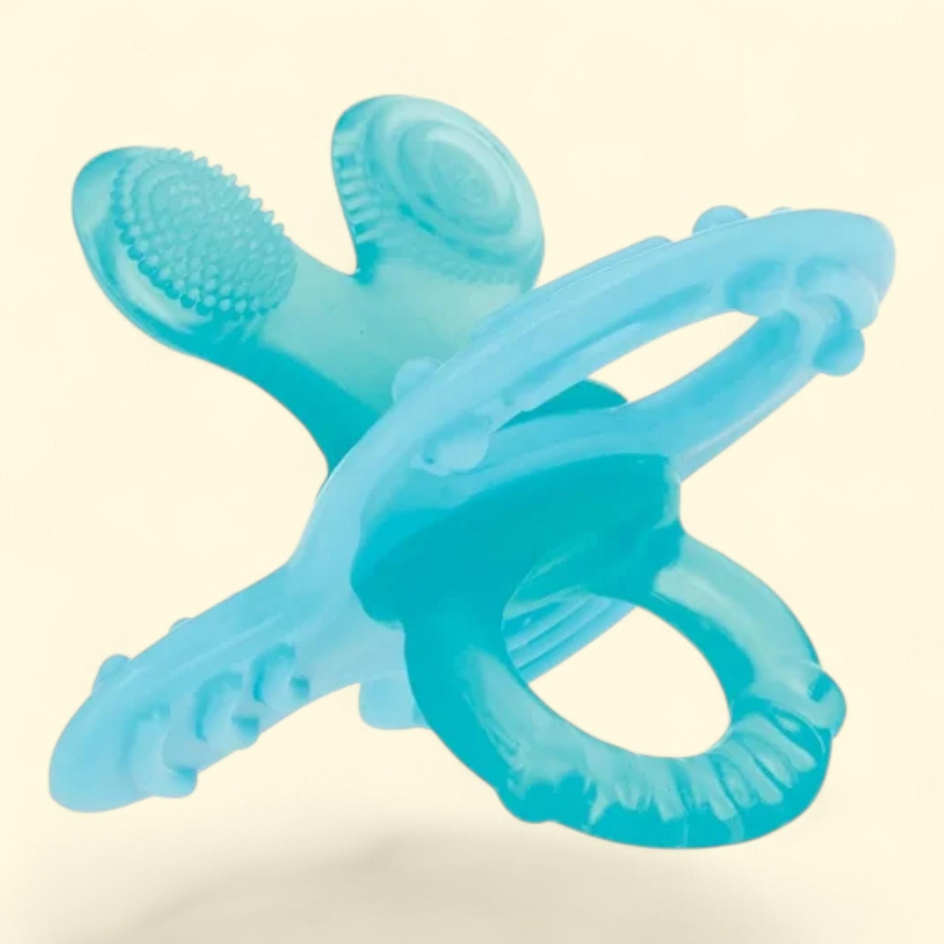 Nuby Chewbies Teether, Aqua, 1 count — authentic US product shipped worldwide by Treatspree