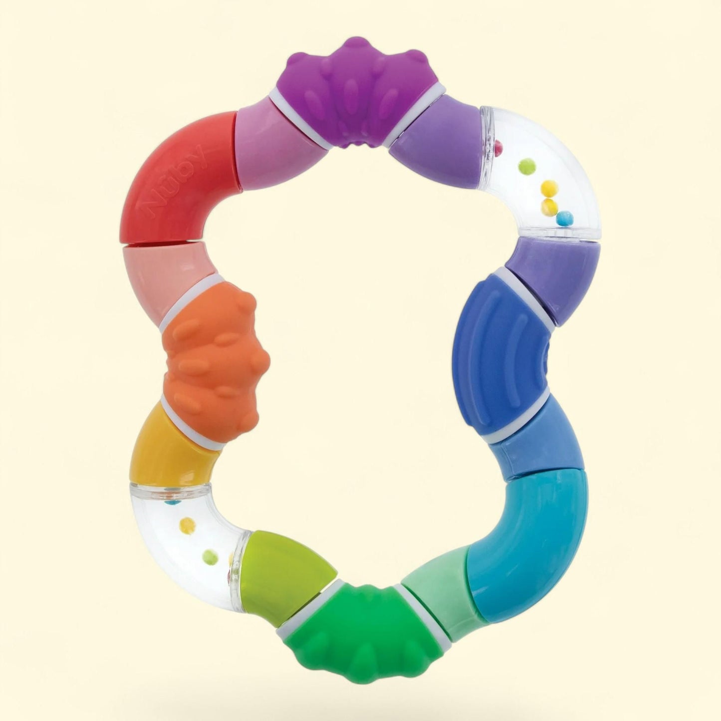 Nuby Twista Teether Toy, Multicolor, Babies and Infants, 1 count
