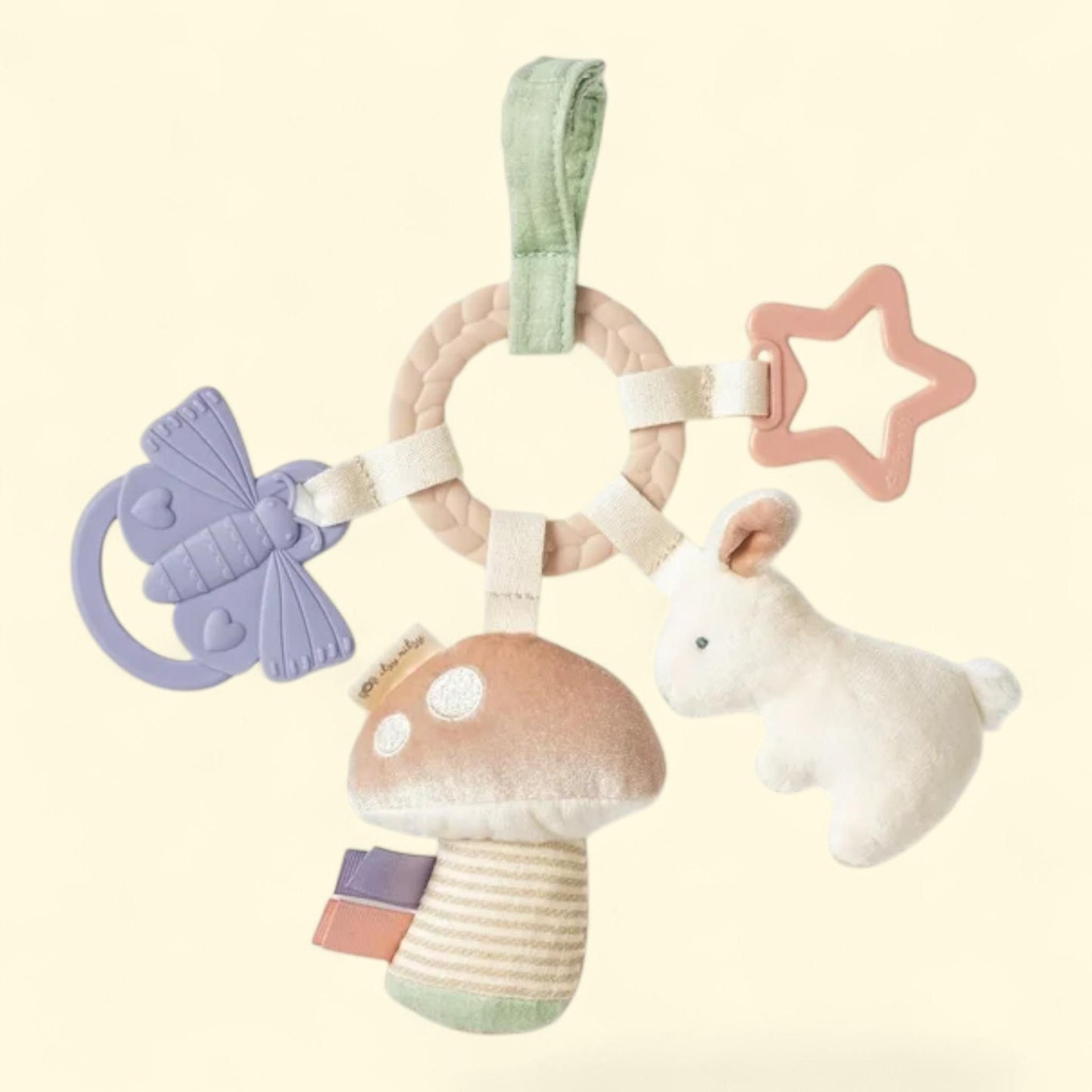 Itzy Ritzy Bitzy Busy Ring Bunny Teething Activity Toy, Regular, 1 count