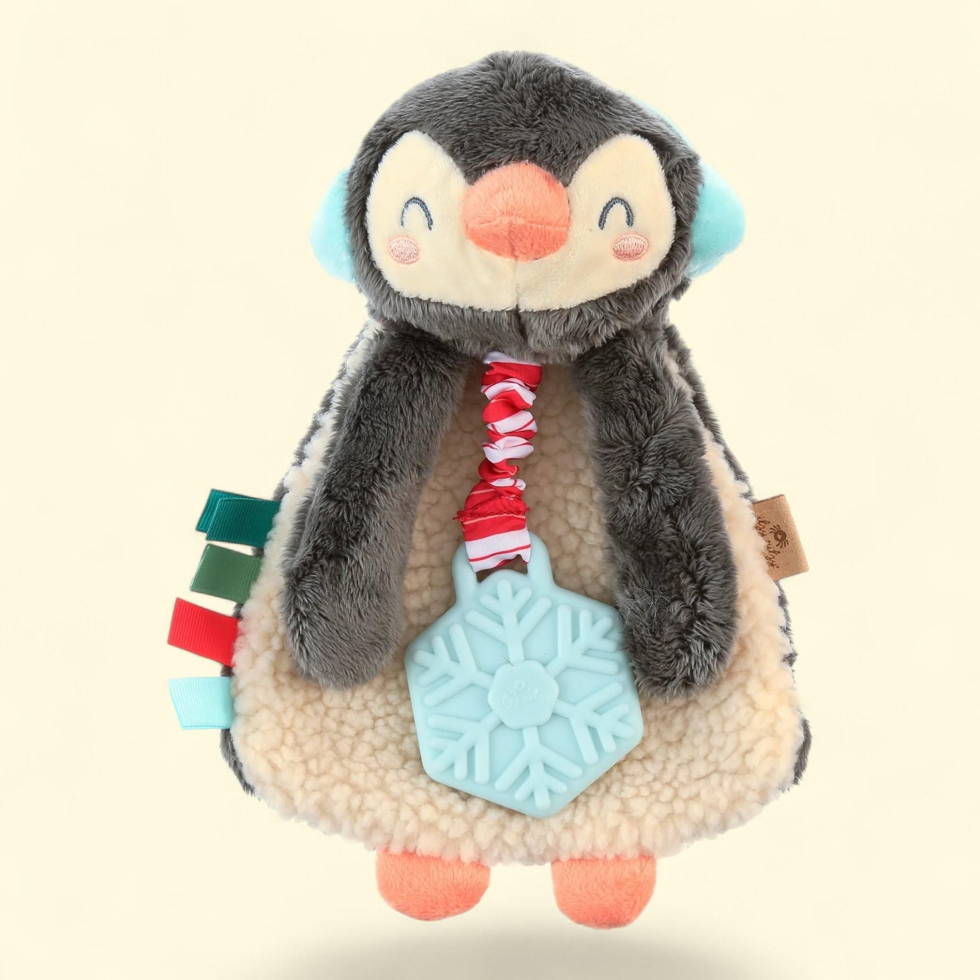 Itzy Ritzy Lovey Plush + Teether Toy, Penguin, 1 count — authentic US product shipped worldwide by Treatspree