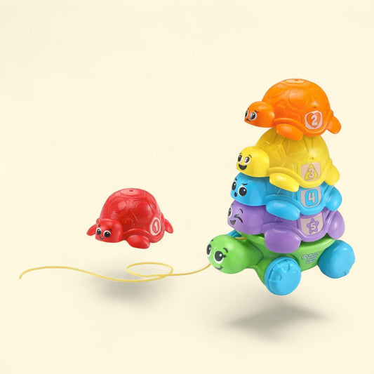 LeapFrog Nest & Count Turtle Tower, Baby and Toddler Toys, 1ct