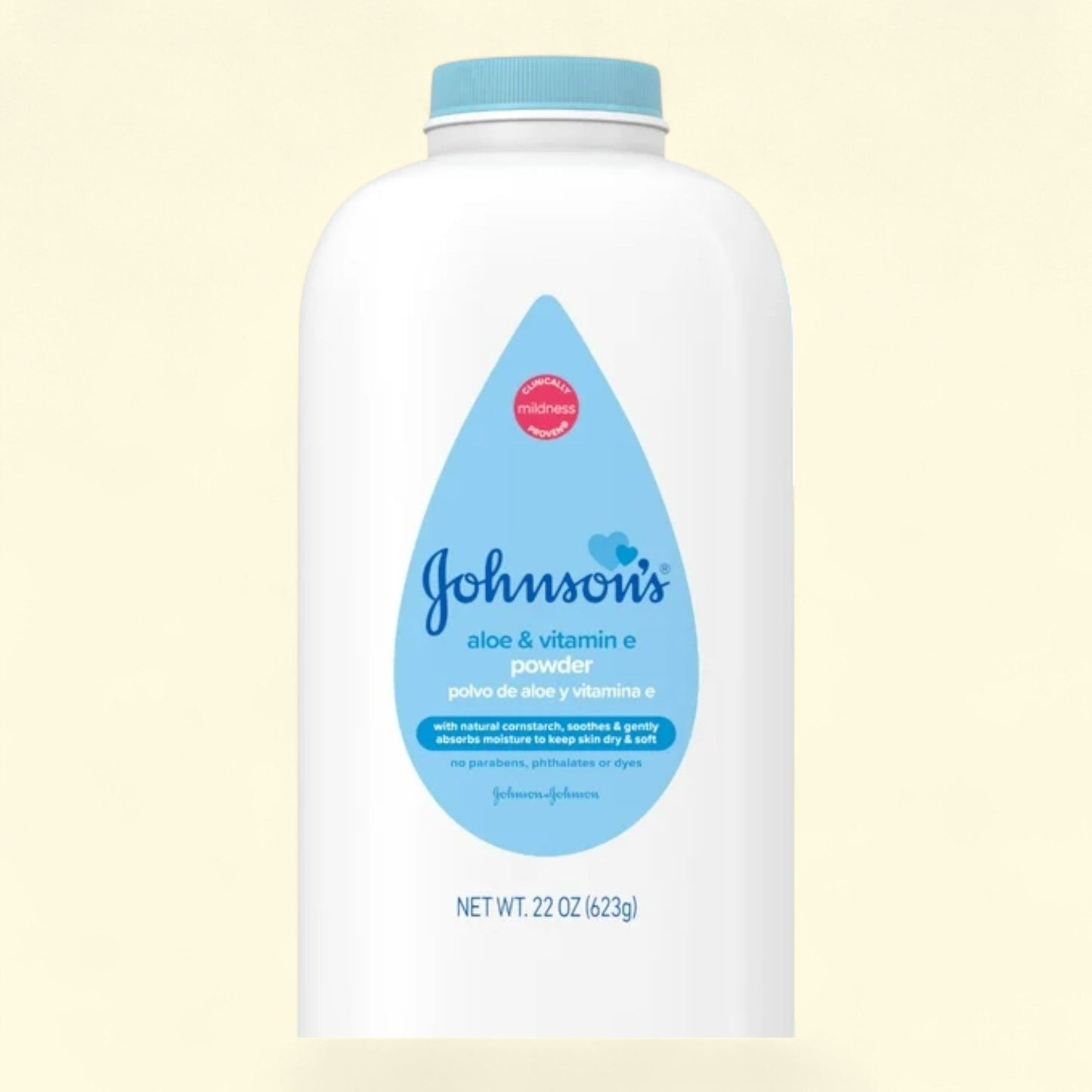 Johnson's Aloe & Vitamin E Baby Powder, 22 oz