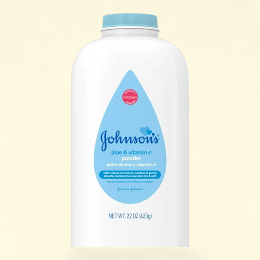 Johnson's Aloe & Vitamin E Baby Powder, 22 oz