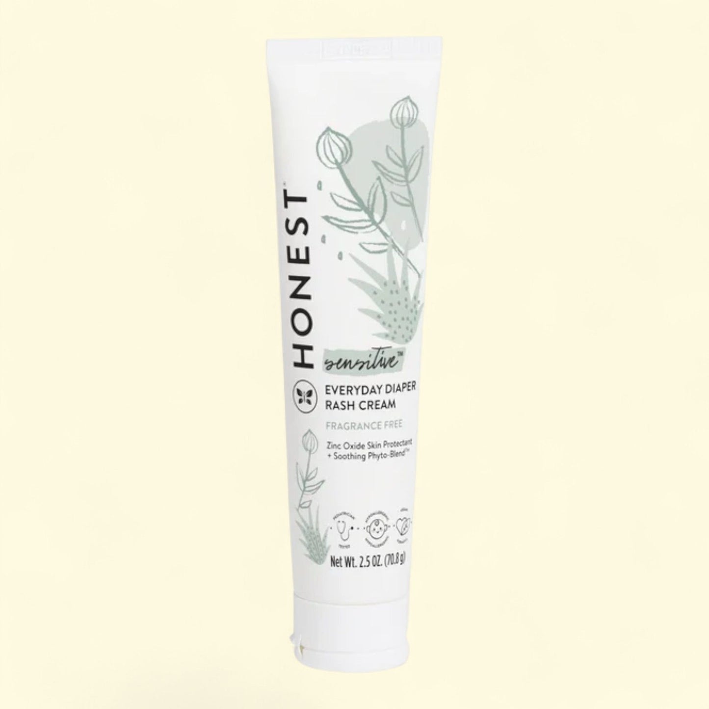 The Honest Company, Diaper Rash Cream, 2.5 fl oz.