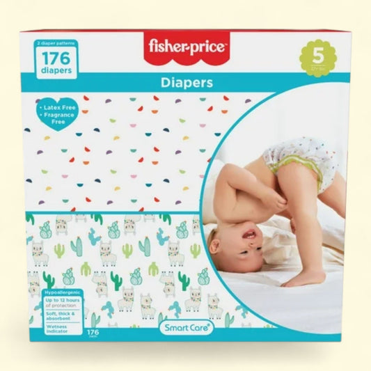 Fisher-Price Size 5 Diapers, 176 Ct