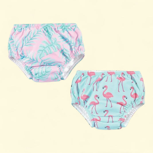 Hudson Baby Swim Diapers, Flamingos, 3 Toddler