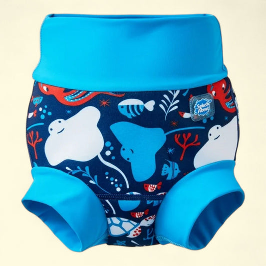 Splash About Happy Nappy Reusable Swim Diaper, Under The Sea, 0-3 Months