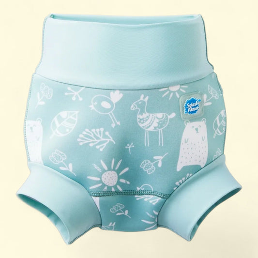 Splash About Happy Nappy Reusable Swim Diaper, Sunny Bear, 12-24 Months