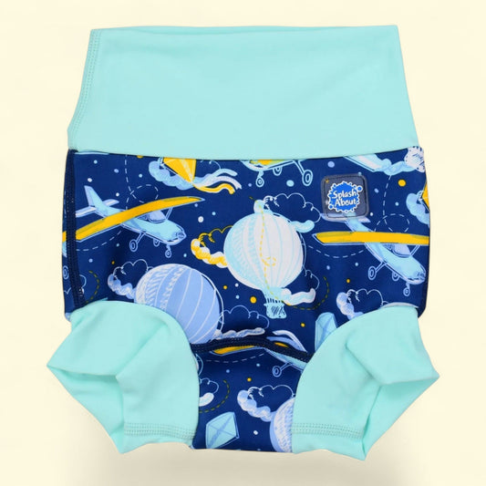 Splash About Happy Nappy Duo Swim Diaper, Up in the Air, 12-24 Months