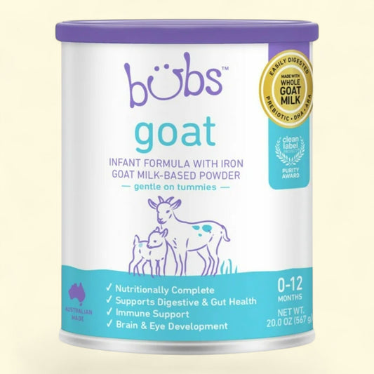 Bubs Goat Milk Powder Baby Formula, 20 oz Canister