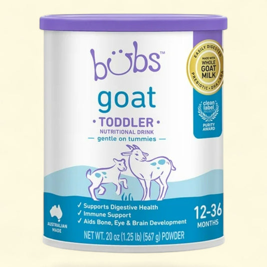 Bubs Goat Milk Toddler Nutritional Drink, 12-36 Months, 20 oz