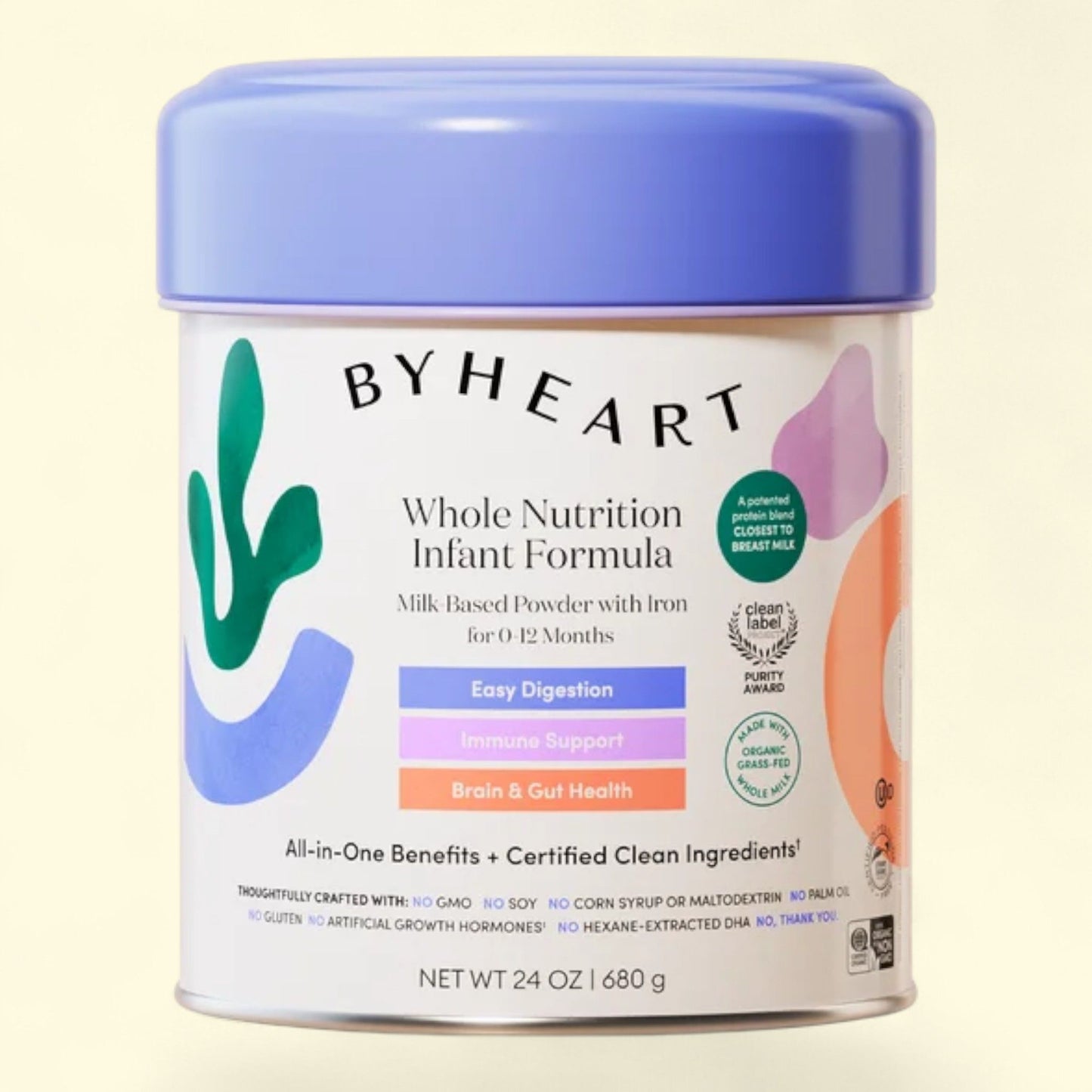 ByHeart Infant Formula, 24 oz Canister
