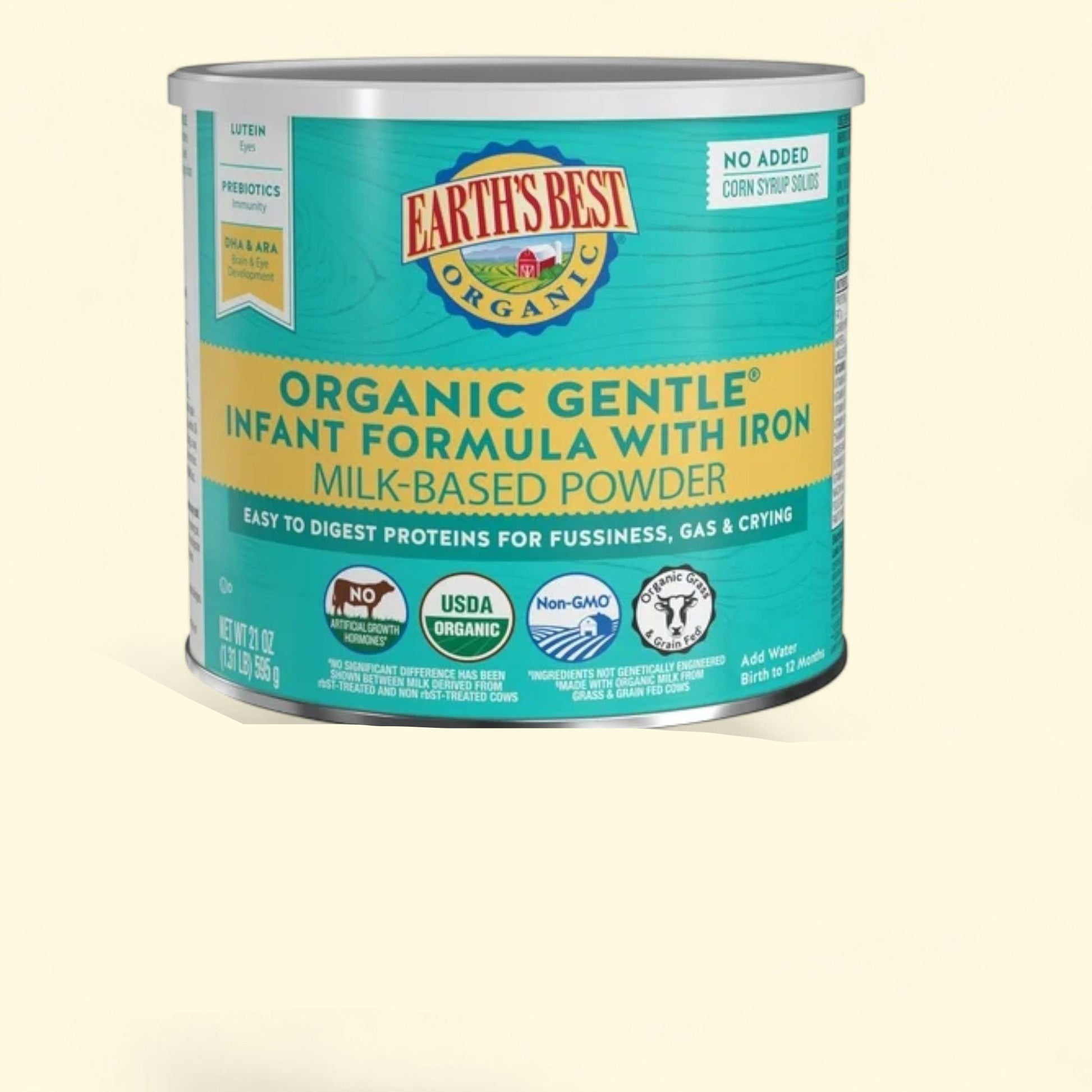 Earth's Best Organic Gentle Powder Baby Formula, 21 oz — authentic US product shipped worldwide by Treatspree