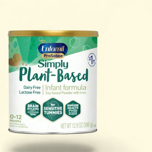 Enfamil ProSobee Baby Formula, Plant-Based Powder, Dairy Free, Lactose Free, 12.9 oz Can