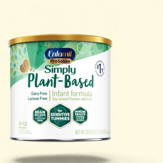 Enfamil ProSobee Baby Formula, Plant-Based Powder, Dairy Free, Lactose Free, 20.9 oz Can