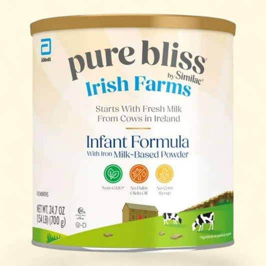 Similac Pure Bliss Irish Farms Powder Baby Formula, 24.7 oz Can