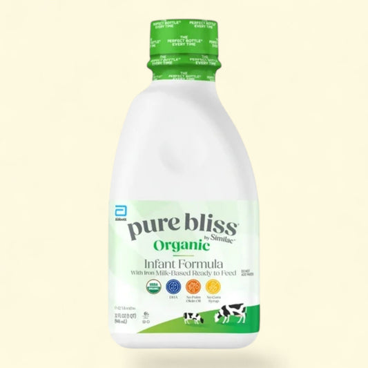 Similac Pure Bliss Organic Ready-to-Feed Baby Formula, 32-fl-oz Bottle