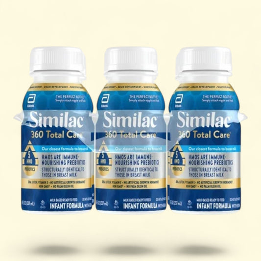Similac 360 Total Care Baby Formula, 8-fl-oz Bottle, Pack of 6