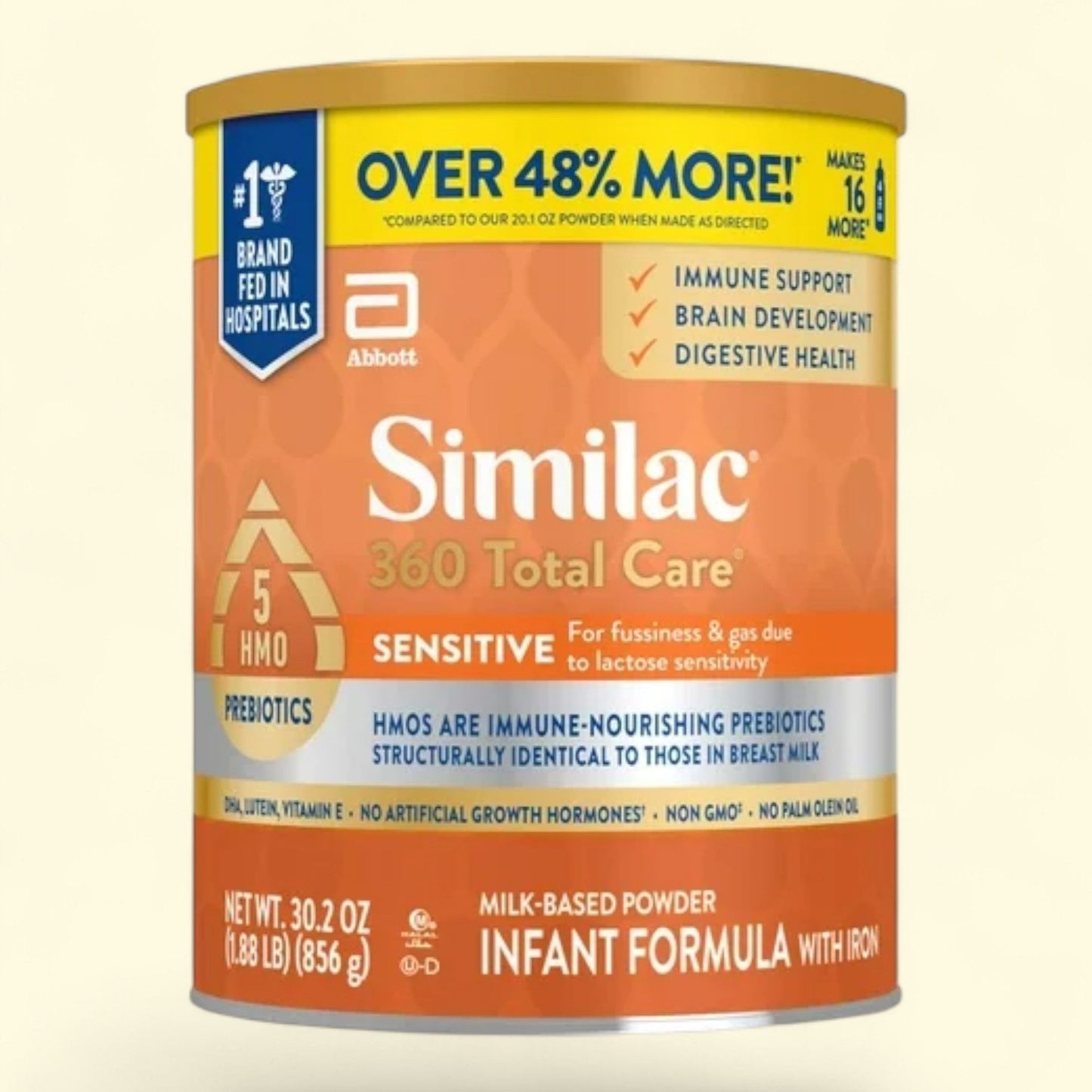 Similac Total Care Sensitive Baby Formula Powder, 30.2-oz Can