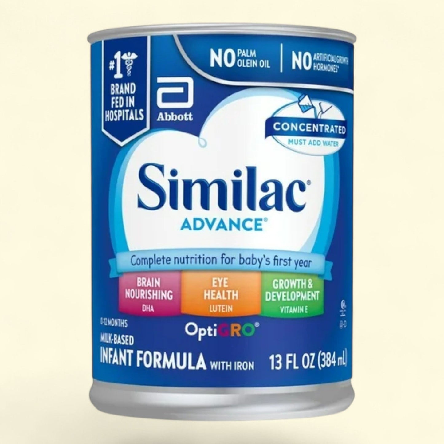 Similac Advance Concentrated Liquid Baby Formula, 13-fl-oz Can