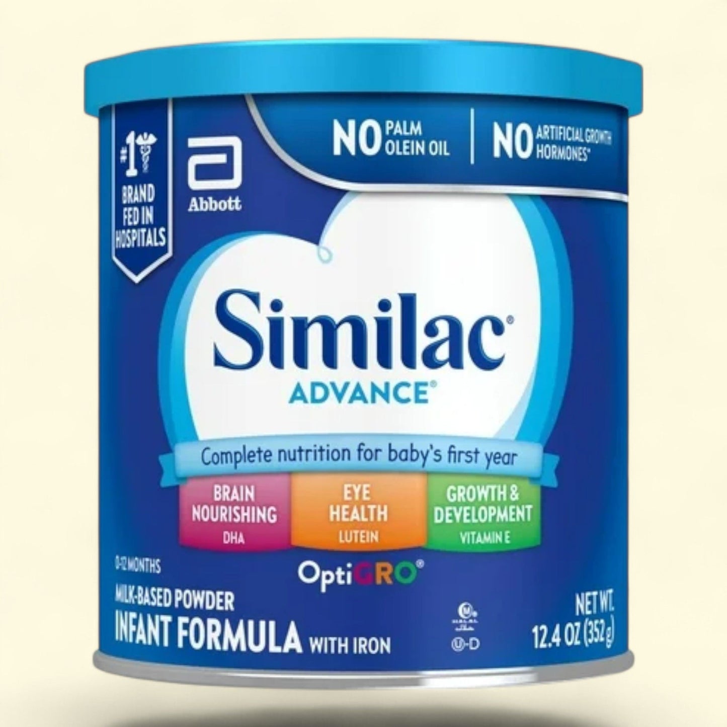 Similac Advance Powder Baby Formula, 12.4-oz Can