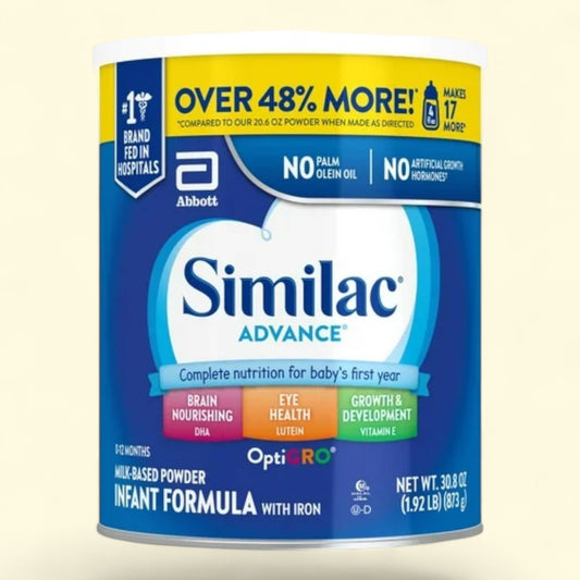 Similac Advance Powder Baby Formula, 30.8 oz.