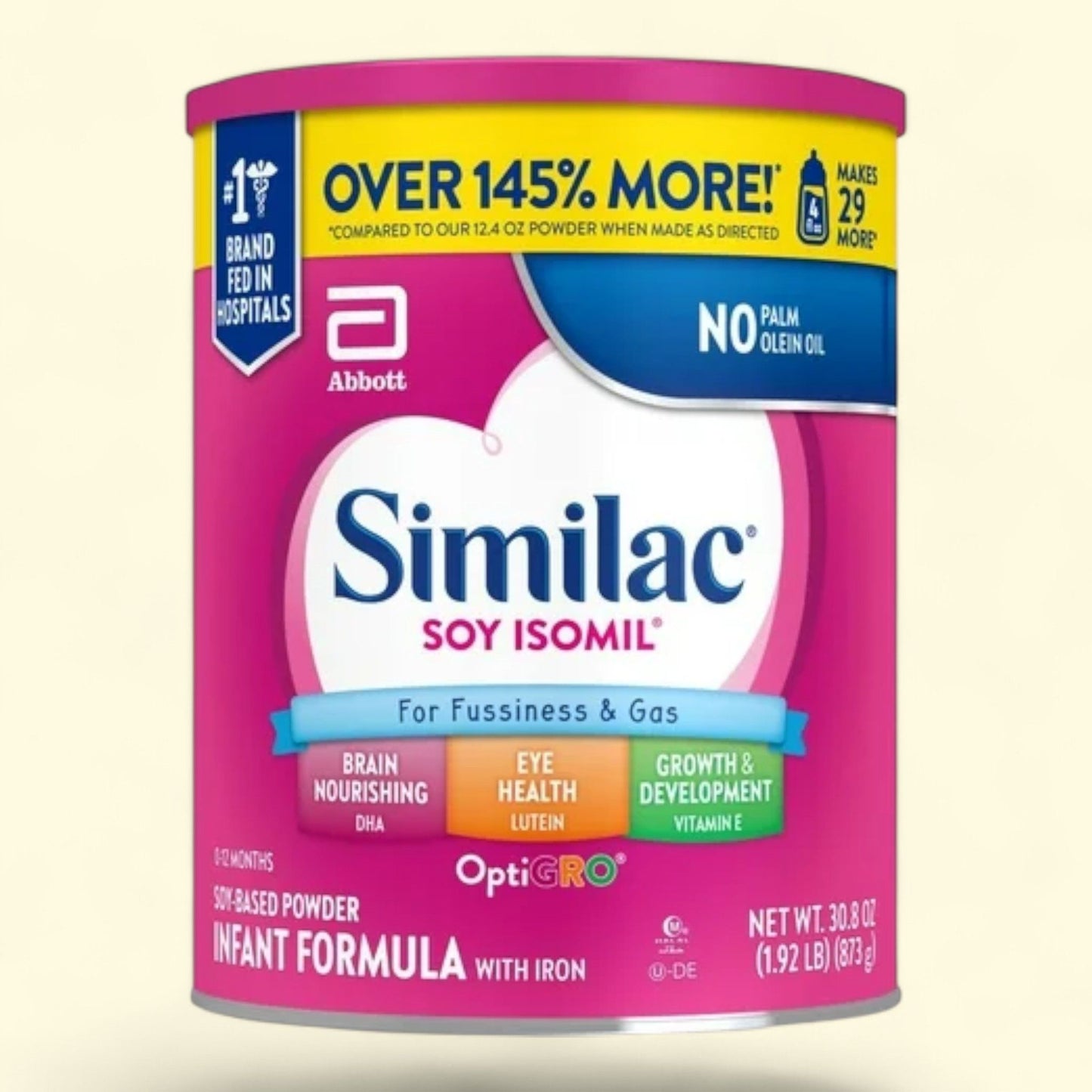 Similac Soy Isomil Powder Baby Formula, 12.4 oz