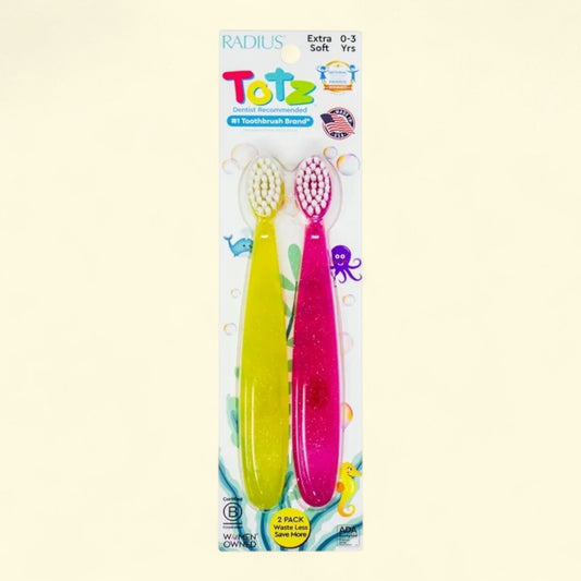 RADIUS Totz Toothbrush, Child Extra Soft, 2 CT