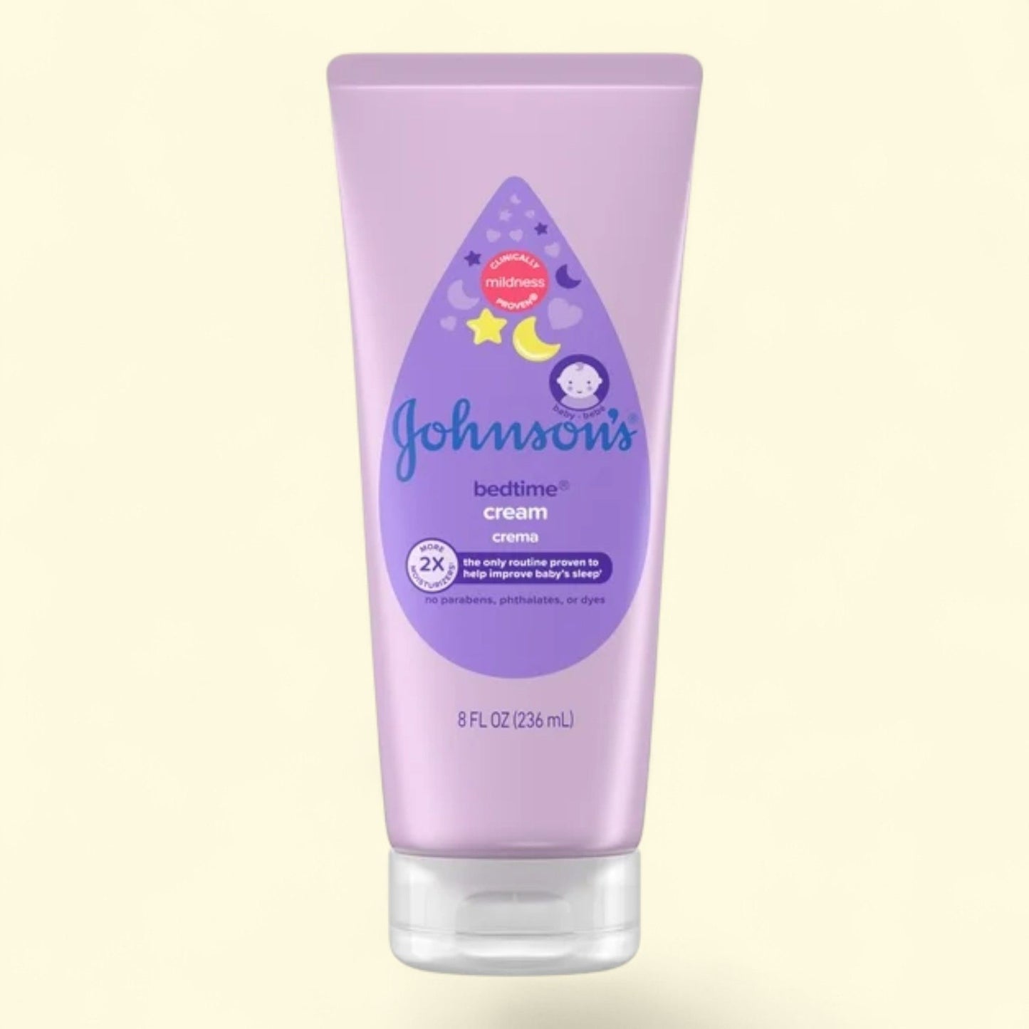 Johnson's Baby Bedtime Moisturizing Cream, 8 fl. oz.