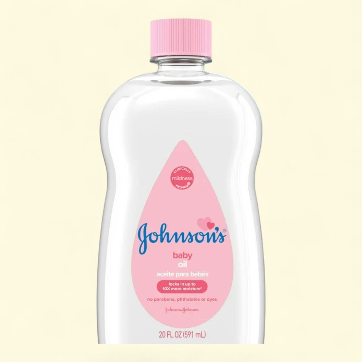 Johnson's Baby Body Oil Moisturizer, 20 fl oz