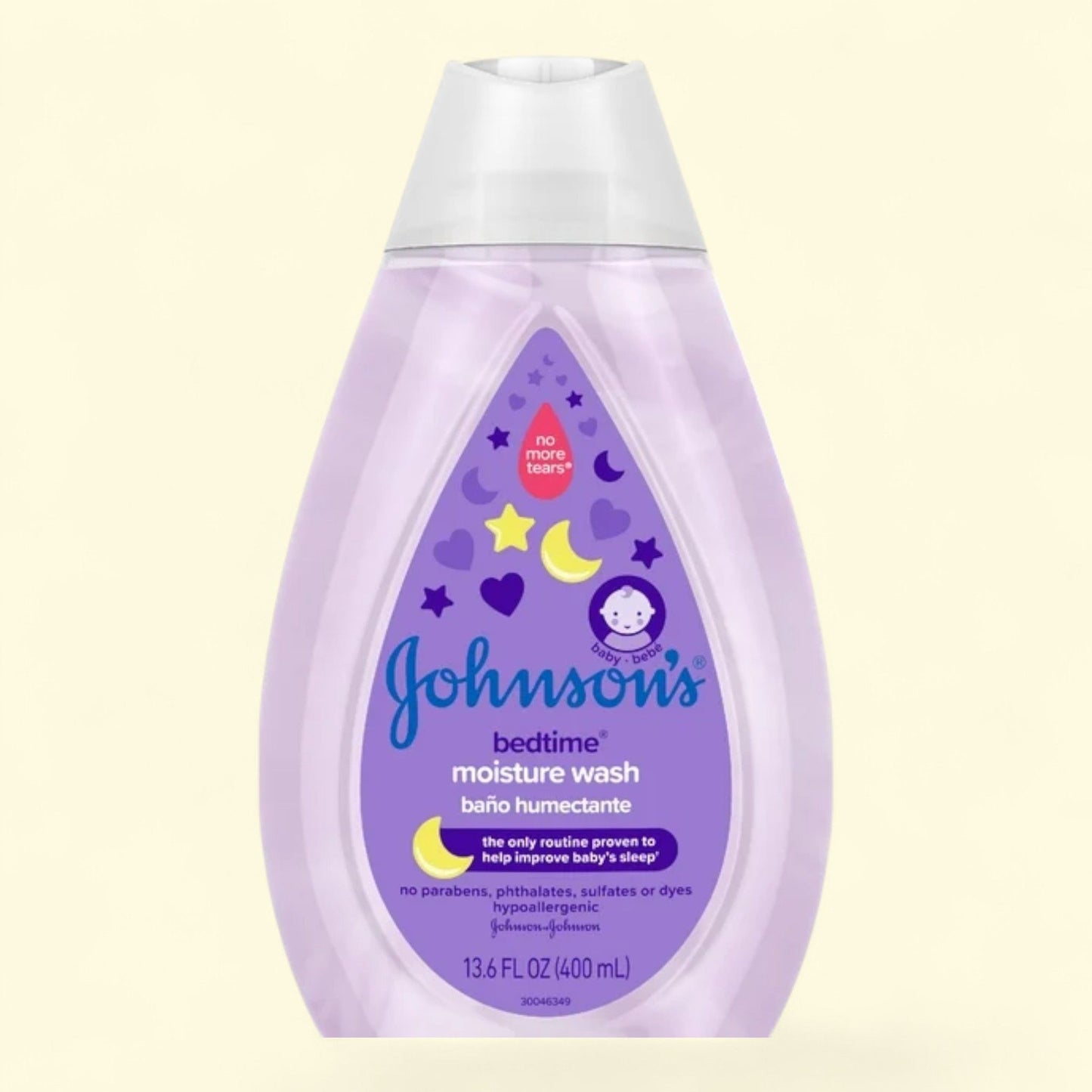 Johnson's Bedtime Moisture Bath Body Wash, 13.6 oz