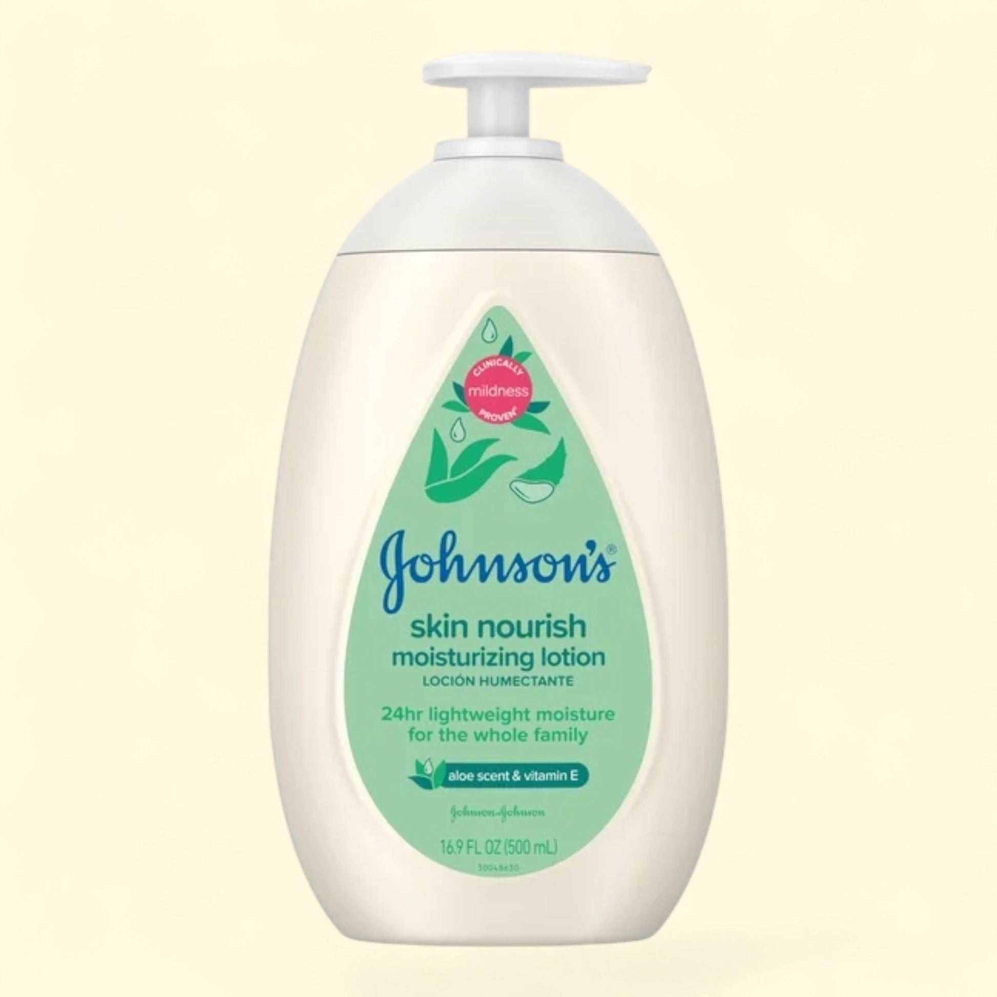 Johnson's Skin Nourish Baby Body Lotion, 16.9 fl. oz. — authentic US product shipped worldwide by Treatspree