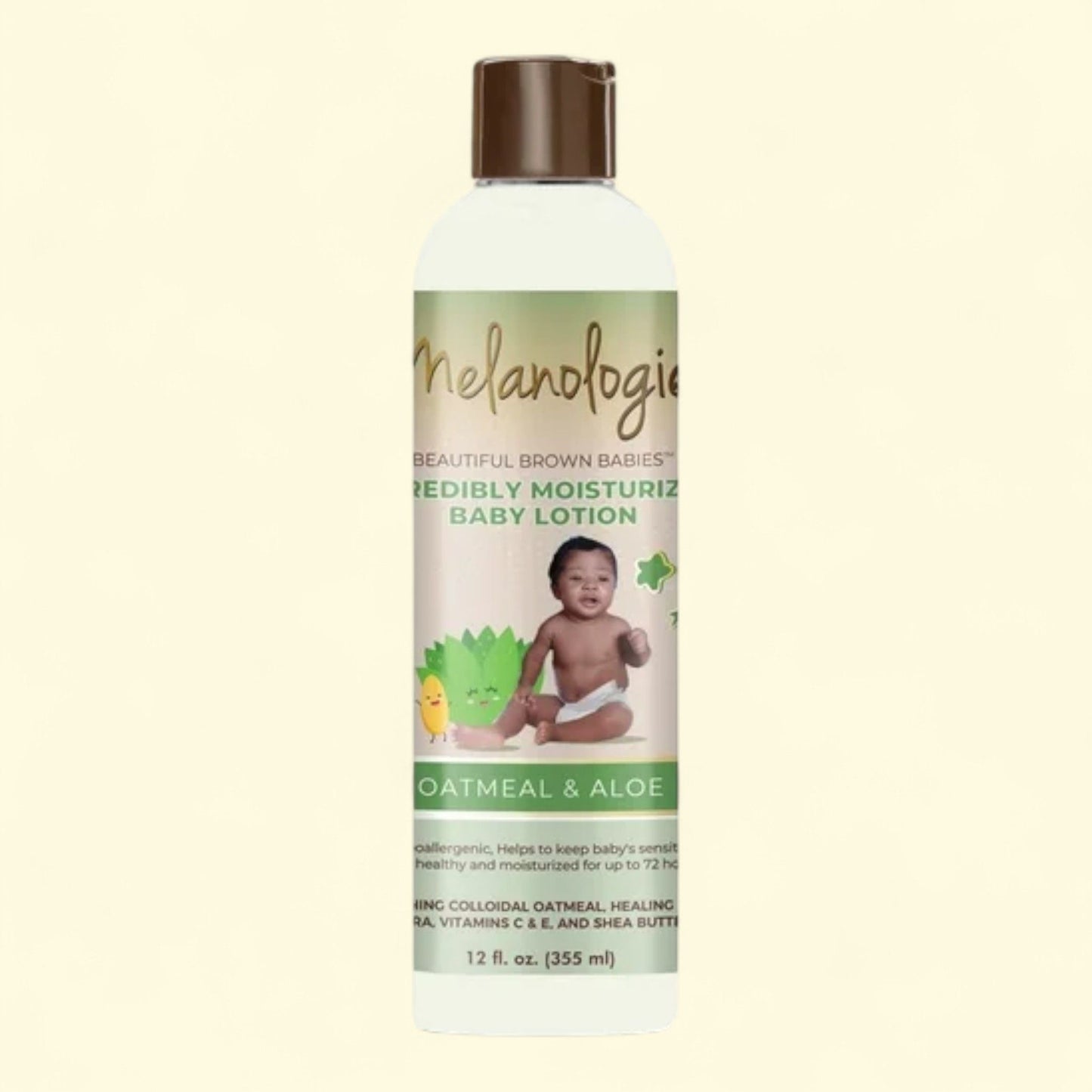 Melanologie Beautiful Brown Babies Moisturizer, 12 FL Oz